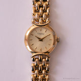 Vintage Gold-tone Caravelle Watch for Her | Bulova Japan Quartz Watch