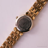 Tono de oro vintage Caravelle reloj para ella | Bulova Cuarzo de Japón reloj