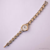 Vintage dos tonos Caravelle por Bulova reloj | Elegante reloj para damas