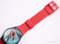 1989 Swatch GB410 تاكسي توقف ساعة | تاريخ 80s خمر Swatch جنت