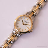 Vintage Two-tone Caravelle by Bulova Watch | Elegant Watch for Ladies