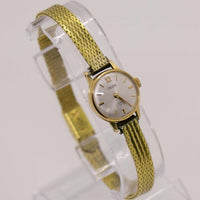 Schweizer machte DeSotos 17 Juwelen Incabloc Gold Uhr Für Frauen 1970er Jahre