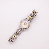 Ancien Seiko 7N82-0AT0 R1 montre la bracelet pour elle | Élégant bicolore montre
