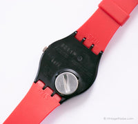 1989 Swatch Arrêt de taxi GB410 montre | Date des années 80 vintage Swatch Gant