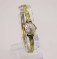 صنعت سويسريين ديسوتوس 17 جواهر Incabloc ساعة الذهب للنساء السبعينيات
