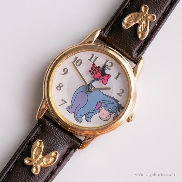 Tono de oro raro vintage eeyore reloj | Seiko reloj para damas