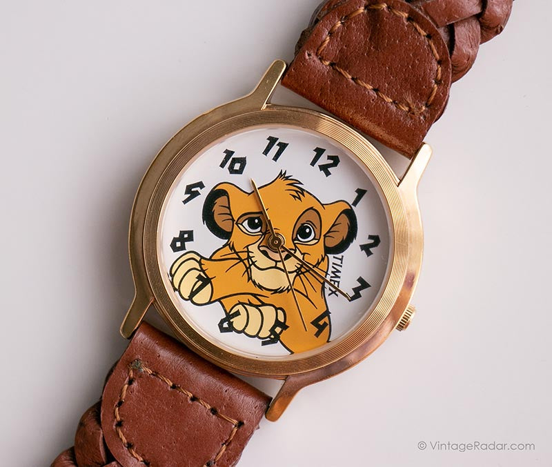 Watch Lion King Vintage Timex Disney ساعة سيمبا Vintage Radar