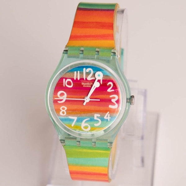 2003 Swatch GS124 Color el cielo reloj | Arcoíris Swatch Originals caballero