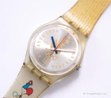 كلاسيكي Swatch GZ150 Atlanta 1996 French Olympic Watch