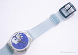 Swatch GK206 Vive La Paix por Corneille reloj | 1995 azul Swatch Caballero