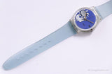 Swatch GK206 Vive La Paix بواسطة Corneille Watch | 1995 الأزرق Swatch جنت