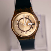 1996 Swatch GF700 Moreno reloj | Vintage de los 90 raros Swatch Caballero reloj