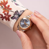 Vintage Pulsar Blue Dial Wristwatch | Elegant Watch for Ladies