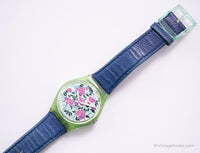 1992 Swatch GG115 Mazzolino Watch | الاتصال الهاتفي الأزهار Swatch مشاهدة خمر