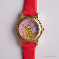 Vintage Looney Tunes Watch for Ladies | Gold-tone Tweety Watch