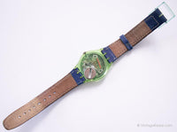 1992 Swatch GG115 Mazzolino reloj | Esfera floral Swatch reloj Antiguo