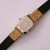 Vintage winzig Citizen Uhr für Damen | Rechteckiges Gold-Ton Uhr
