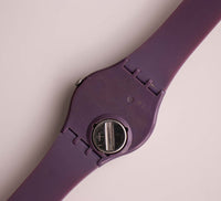 الأرجواني والأبيض GV122 Swatch مشاهدة خمر | ساعة الكوارتز السويسرية