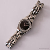 Antiguo Citizen 5930-S99001 reloj | Vestido de dial negro reloj para damas