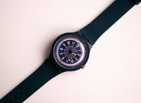 1993 Vintage SDN104 Rowing Scuba Swatch | Navy Blue Swatch Watch