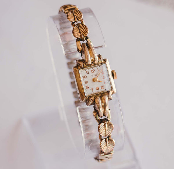 15 Rubis Gold-Plated Anker Mechanical Watch | Luxury Vintage Watch ...