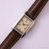 Vintage Citizen 5930-S72714 Watch | Silver-tone Rectangular Watch