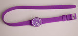 Swatch Dulce púrpura lv115 reloj | Violeta Swatch Lady Correa doble