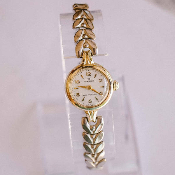 Newmark Mechanical Vintage Watch | مراقبة سويسرية محمية بالصدمة