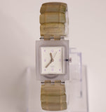 2001 Vintage Swatch Dulzura subp101 reloj con banda elástica