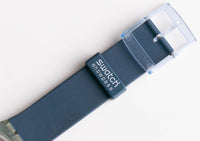 1999 Swatch Skn104 Bluejacket reloj | Azul vintage de los 90 Swatch Caballero