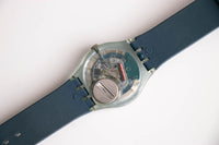 1999 Swatch Orologio blu skn104 | Vintage degli anni '90 blu Swatch Gentiluomo