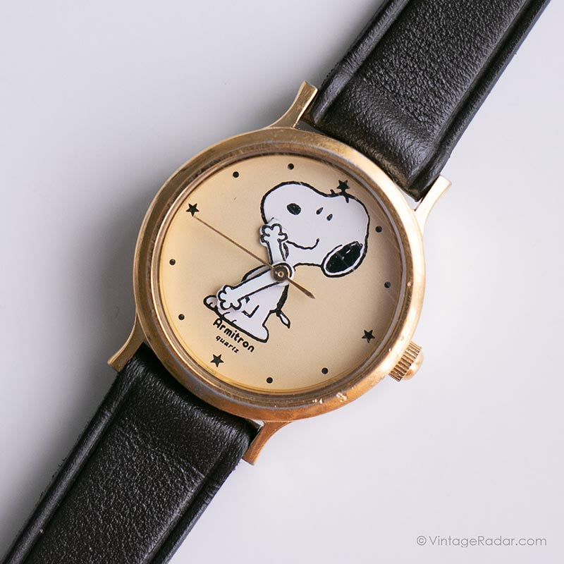 Vintage Snoopy Watch for Ladies | Peanuts Comic Strip Watch by Armitro ...