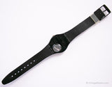 EXTRAÑO Swatch GB725 Classic Four reloj | Fecha de día negro Swatch Originales