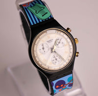 SCB111 LODGE Swatch Chronograph Watch | 1993 Vintage Swatch Watch