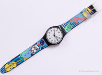 RARE 1999 Swatch GB740 ORCHESTER Watch | Day Date Swiss Swatch Watch