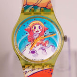 Vintage 1991 Yuri GG118 Swatch montre | 1990 Swatch montre Le recueil