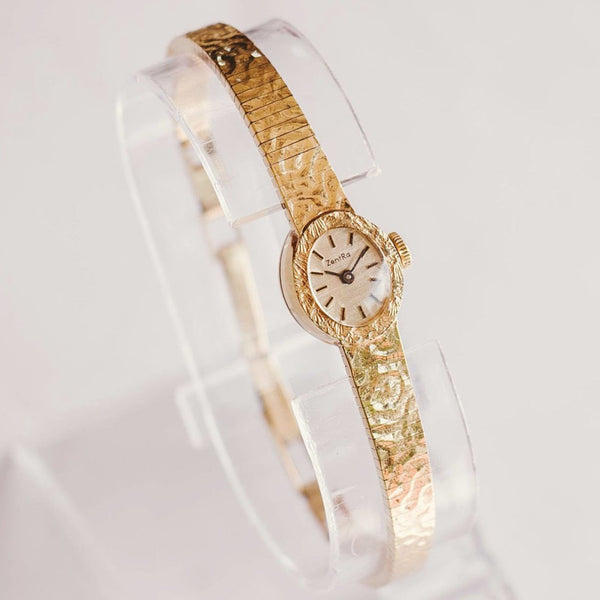 Tiny Gold-Ton-Mechanik ZentRa Uhr | Geschenke für Frauen