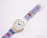 2009 Swatch GW151O solo orologio bianco morbido | Classico bianco Swatch Gentiluomo