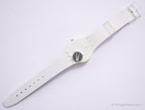 2009 Swatch Gw151o juste blanc doux montre | Classique blanc Swatch Gant