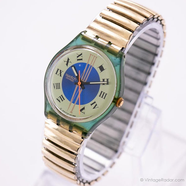 Jahrgang Swatch GN130 Master Uhr | 1992 Swatch Gent Originale Uhr
