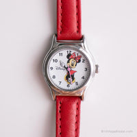 Antiguo Minnie Mouse Señoras reloj por Seiko | Pequeño tono plateado Disney reloj