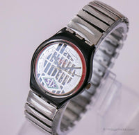 Vintage 1993 Swatch GB151 Big Enuff reloj con dial esqueletizado