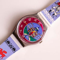 90s DELHI GX125 Vintage Swatch Watch | 1993 Swiss Quartz Watch - Vintage Radar