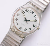 EXTRAÑO Swatch GK273 Blizzard reloj | Coleccionable Swatch Caballeros originales reloj
