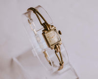 17 rubis kano chapado en oro mecánico reloj | Art Deco Damas reloj