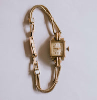 17 Orologio placcato in oro meccanico Rubis Kano | Art Deco Ladies Watch
