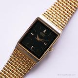 Ancien Seiko 2Y01-5D1H R1 montre | Cadran noir des années 90 montre pour femme