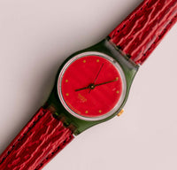 1994 LG109 Geisha Lady Swatch Vintage | Rot 25 mm Swatch Uhr