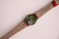 1994 LG109 GEISHA Lady Swatch Vintage | Red 25mm Swatch Watch