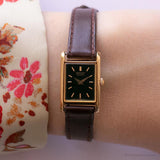 Vintage ▾ Seiko 1f20-5a69 R0 orologio | Orologio quarzo del quadrante nero